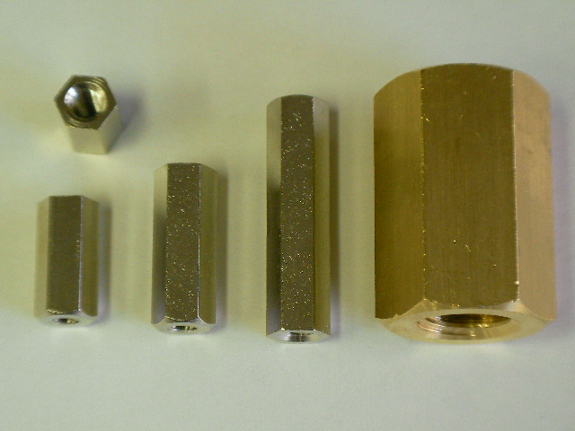 黄銅低カドミ 寸切 M12x50 ニッケル  - 2