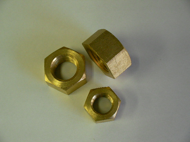 超特価激安 黄銅 低カドミ 六角長ナット M4x25.5 ニッケル
